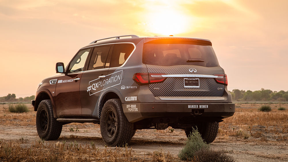 INFINITI QX80 unleashes the 'Rebelle' within